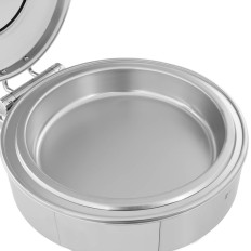 Lavanato para pasta redonda con cubierta con una ventana de miércoles. 39 cm 5.8 l