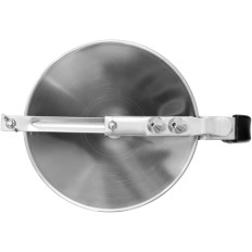 Dispenser trechterpistool voor sauzen stalen soep + stand 3 nozzles 1,8 l