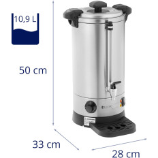 WATER WATER WATER WATER WITH DOUBLE WALLS AND RETURN 9 L 1500 IN SILVER