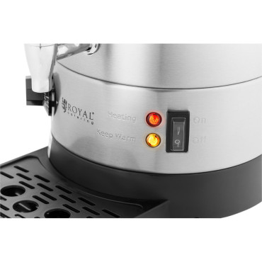 Vandvandsvæg med dobbeltvægge og afløbsbrugere 6,1 l 1500 i sølv