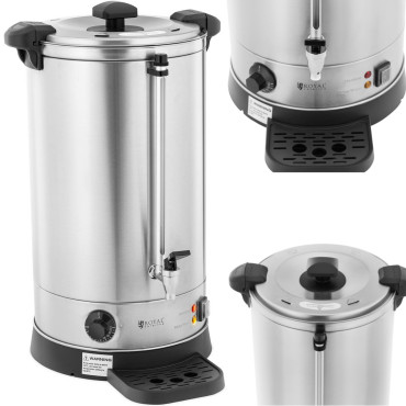 Voda voda voda s dvojitými stenami a návratom 19,7 l 2500 w strieborná