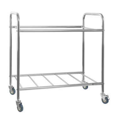 Carro para la lavandería sucia de acero inoxidable 250L