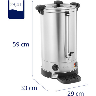 Wasser Wasser Wasser Wasser mit Doppelwänden und Rückkehr 19,7 l 2500 W Silver