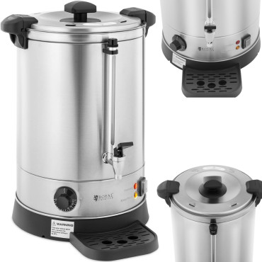 Wasser-Wasser-Wasser-Wand mit Doppelwänden und Abtrows 13,5 l 2500 in Silber