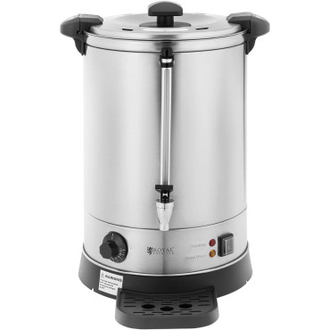 Waterwatermuur met dubbele muren en afvoerder 13.5 L 2500 in zilver