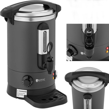 Wasser-Wasser-Wasser-Wand mit Doppelwänden und Abtropfen 6,1 l 1500 in Grau