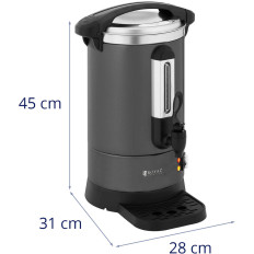 Tè di caffè con un rubinetto di 6 L 950 in grigio