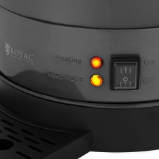 Thé Brewing Thé avec un point et un plateau d'égouttage 14 l 1400 en gris