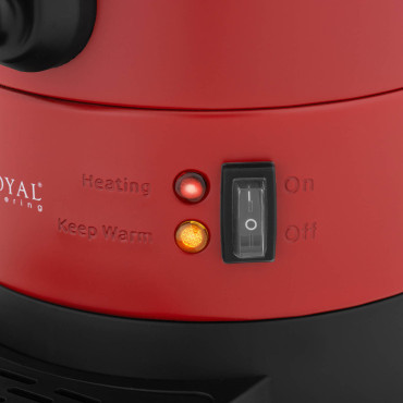 Wasser-Wasser-Wasser-Wand mit Doppelwänden und Abtropfer 6.1 l 1500 in rot