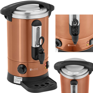 Vodna voda voda vode z dvojnimi stenami in vrnitev 6.1 L 1500 v oranžni