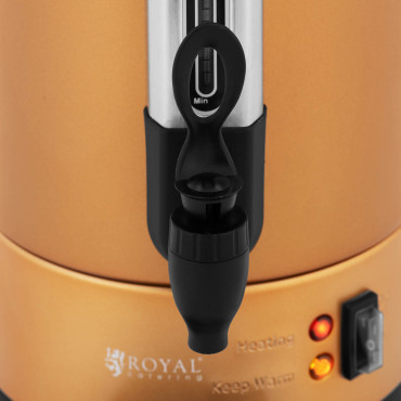 Tea infuser med en hale og en dryp bakke 6 l 950 i gylden