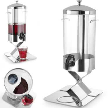 Dispensador dispensador para sucos e bebidas refrigeradas no gelo - Hendi 425190 Dispensador dispensador para sucos e bebidas refrigeradas no gelo - Hendi 425190