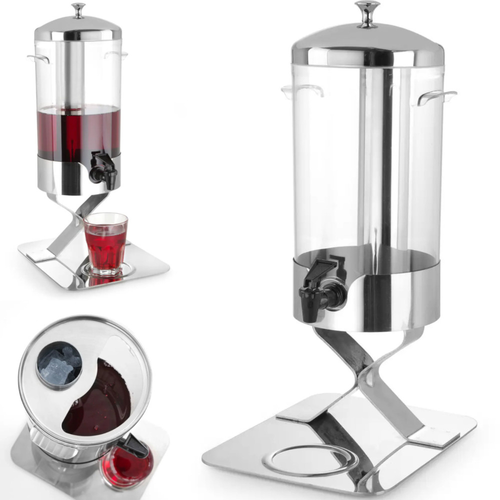Dispensador dispensador para sucos e bebidas refrigeradas no gelo - Hendi 425190 Dispensador dispensador para sucos e bebidas refrigeradas no gelo - Hendi 425190
