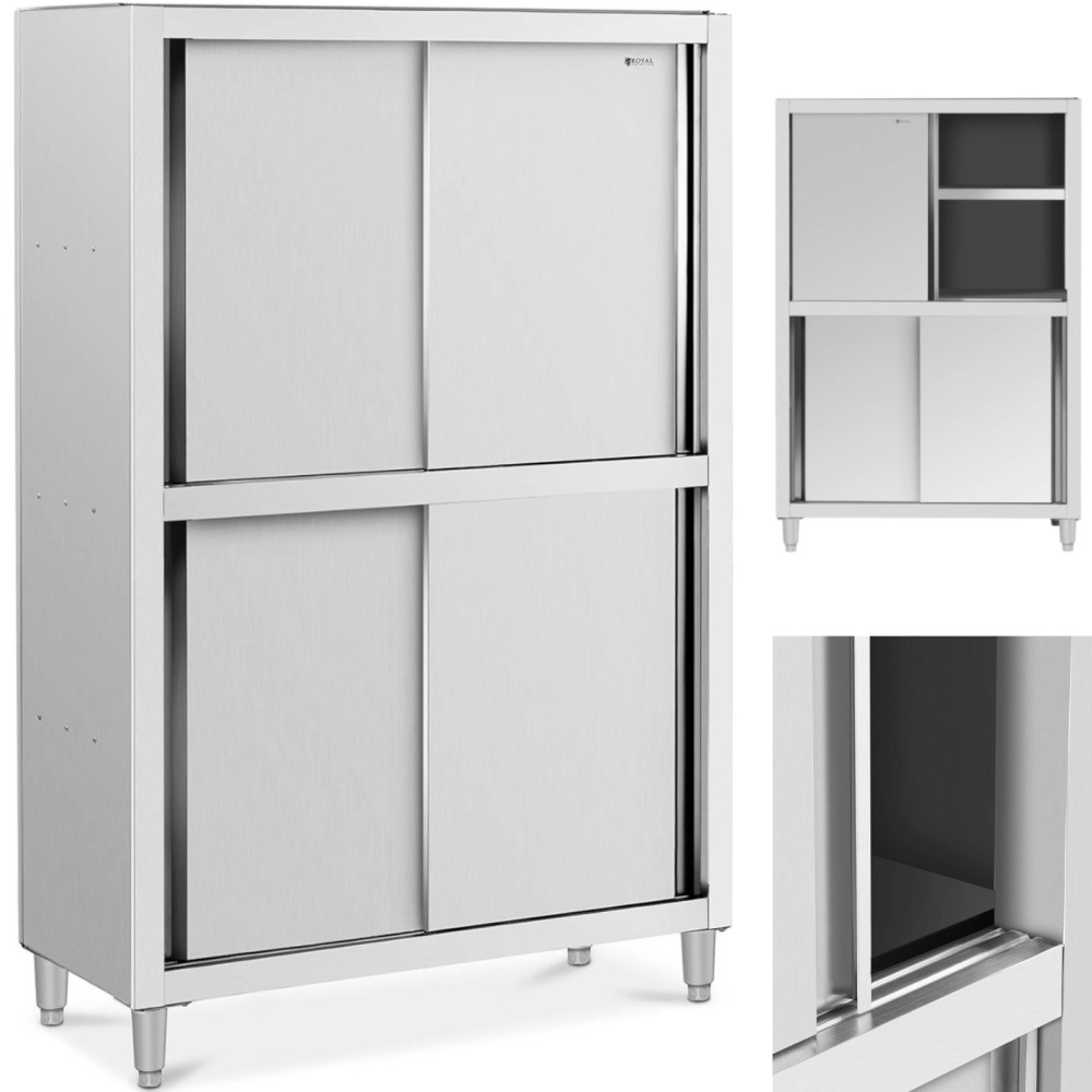 Catering wardrobe Warehouse stainless steel Door door 120 kg 120 x 50 x 180 cm