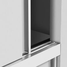 Porta de porta de aço inoxidável do armazém de guarda-roupa 120 kg 120 x 180 cm