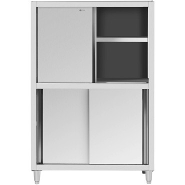 Catering wardrobe Warehouse stainless steel Door door 120 kg 120 x 50 x 180 cm
