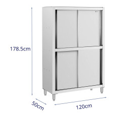 Porta de porta de aço inoxidável do armazém de guarda-roupa 120 kg 120 x 180 cm