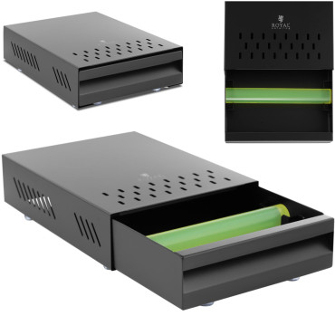 Atvilktne uz drošinātājiem ar kafijas marķējumu zem kafijas zīmes