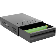 Cajón en fusibles con la base de refactor de café bajo la marca de café