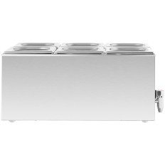 Plats Bemar pour la vaisselle Buffet chauffant 6 x GN 1/6 600 W