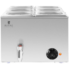 Plats Bemar pour la vaisselle Buffet chauffant 6 x GN 1/6 600 W