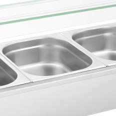 Bemar pokrmy pro nádobí ohřívací bufet s krytem 4 x gn 1/2 2000 w