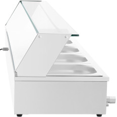 Bemar pokrmy pro nádobí Topné formou bufetu s štítem 5 x gn 1/2 2000 w