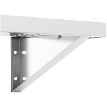 Tablette murale suspendue cuisine en acier jusqu'à 80 kg 180 x 40 cm