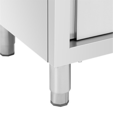 Porta de aço inoxidável de armazém de guarda-roupa de catering 2,0 kg 120 x 50 x 180 cm