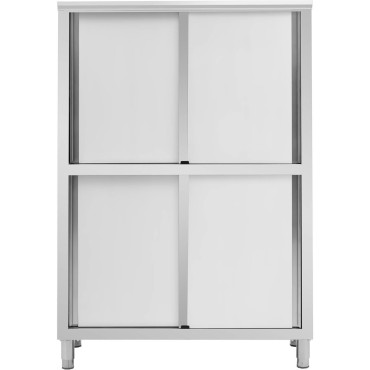 Porta de aço inoxidável de armazém de guarda-roupa de catering 2,0 kg 120 x 50 x 180 cm