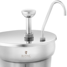 Dispenser-dispenser voor ketchup-sauzen met stalen pomp 6.6 L