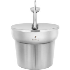 Dispenser-dispenser voor ketchup-sauzen met stalen pomp 6.6 L