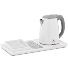 Hotel Velkommen Kettle Vannkoker med 1,2 l 1800 i hvitt