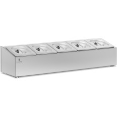 Dining options for catering containers 5 x GN 1/6 9.5 L + Containers with lids