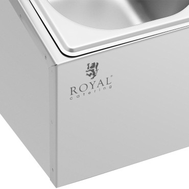 Dineropties voor cateringcontainers 6 x GN 1/6 11.4 L + Containers met deksels