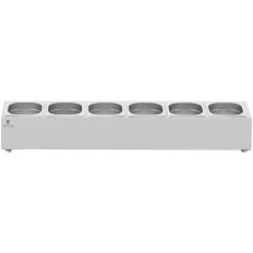 Middagsalternativ för cateringbehållare 6 x GN 1/6 11,4 L + Containrar med lock
