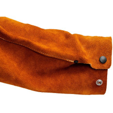 Cuir de protection en manches de soudage 70/57 x 16/26 cm