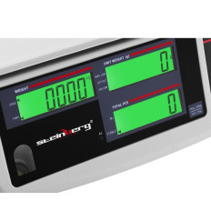 Kereskedelmi üzlet LCD 30,5 x 22 cm 30 kg / 1 g