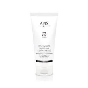Masque gel détoxifiant Apis au charbon de bambou et argent ionisé 200ml — vue de face