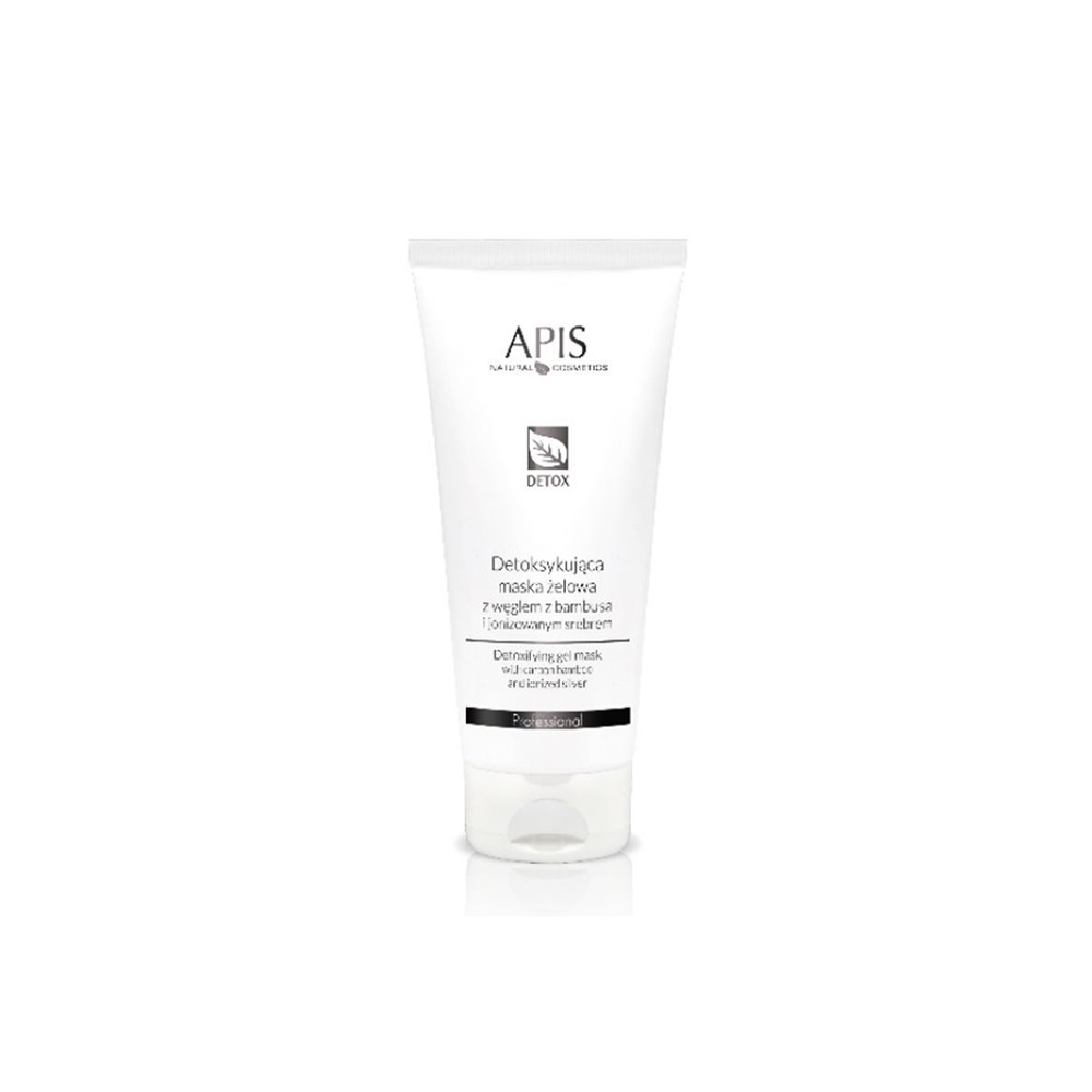Apis detoxiverende gelmasker met bamboekool en geïoniseerd zilver 200ml — vooraanzicht