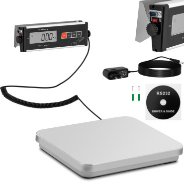 Postskala för förpackningar med extern LCD 35,5 x 40,5 60 kg / 0,02 kg