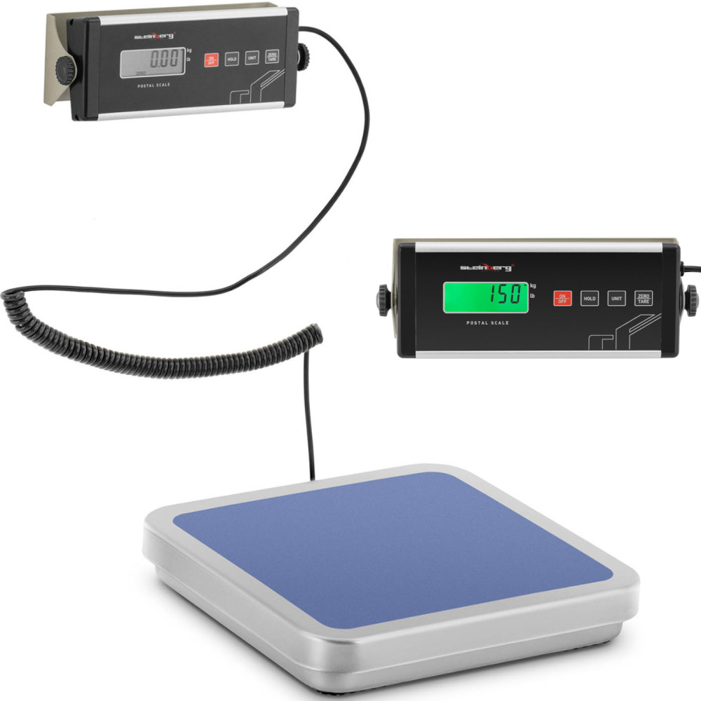 Pesatura postale per pacchetti di lettere con LCD esterno 31,5 x 32,5 150 kg / 0,05 kg