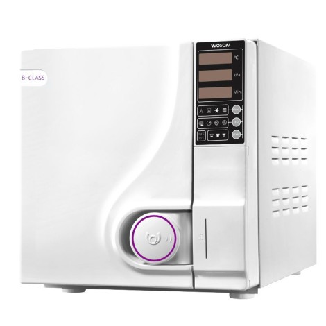 Woson autoklave New Tanco 8L Type D med printer Klasse B - medicinsk — forfra