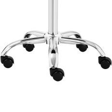 Cosmetic chair on hamburg wheels up to 150 kg white