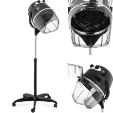 Helm kapperskappers op wielen 1100 in zwart