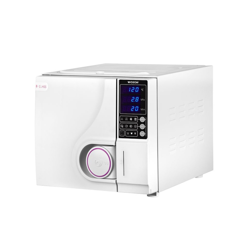 Woson New Tanco 12L Klasse B medicinsk autoklave med printer — forfra