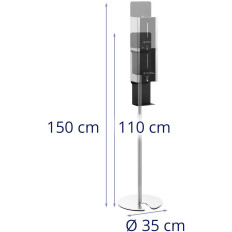 Milo Dispenser Station Station Nekontakt Samodejno 100-140 cm 1 l