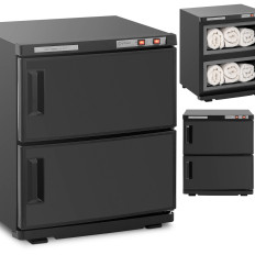 Calentador de toallas con esterilización UV 32 L 450 en negro