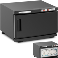 Handtuchheizung mit UV 16 L 230 Sterilisation in Schwarz