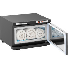 Ohrievač uterákov s UV 16 L 230 sterilizácia v čiernej farbe